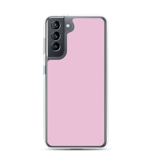 Twilight Pink Samsung Clear Thin Case Plain Color CREATIVETECH
