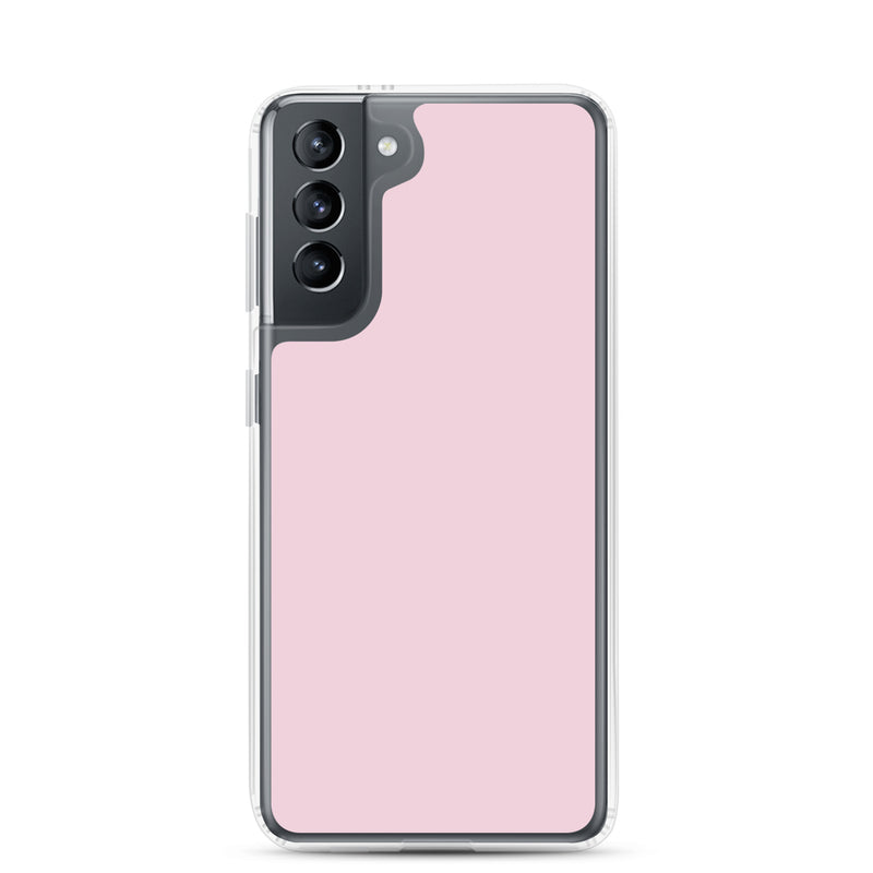 Load image into Gallery viewer, Lace Pink Samsung Clear Thin Case Plain Color CREATIVETECH