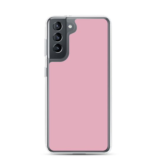 Melanie Pink Samsung Clear Thin Case Plain Color CREATIVETECH