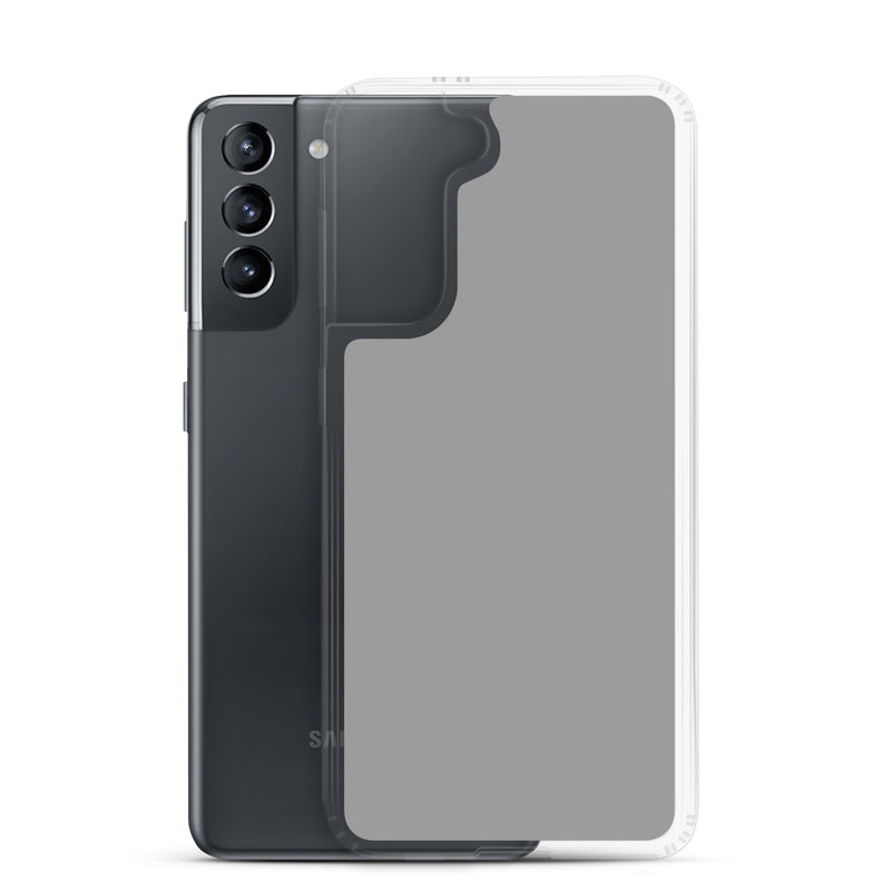 Load image into Gallery viewer, Nobel Grey Samsung Clear Thin Case Plain Color CREATIVETECH