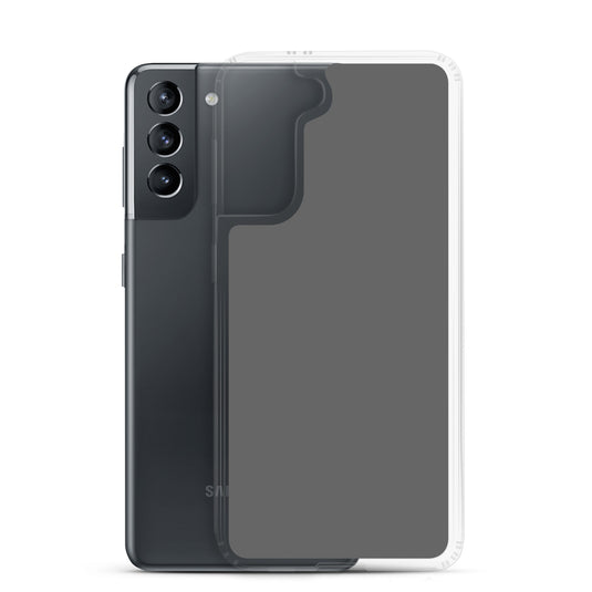 Zambezi Grey Samsung Clear Thin Case Plain Color CREATIVETECH