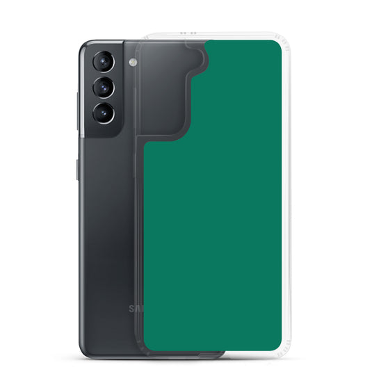 Tropical rain Forest Green Samsung Clear Thin Case Plain Color CREATIVETECH