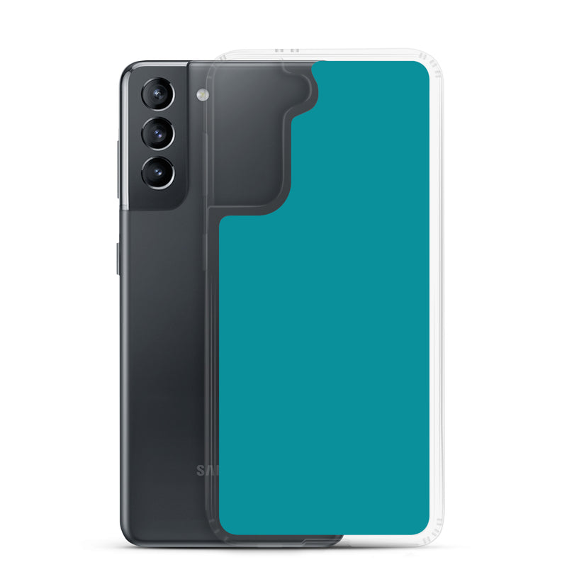 Load image into Gallery viewer, Eastern Blue Samsung Clear Thin Case Plain Color CREATIVETECH
