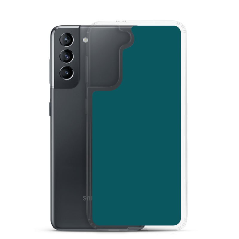 Load image into Gallery viewer, Sherpa Blue Samsung Clear Thin Case Plain Color CREATIVETECH