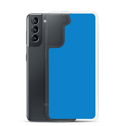 Navy Blue Samsung Clear Thin Case Plain Color CREATIVETECH