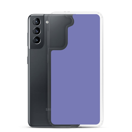 Chetwode Blue Purple Samsung Clear Thin Case Plain Color CREATIVETECH