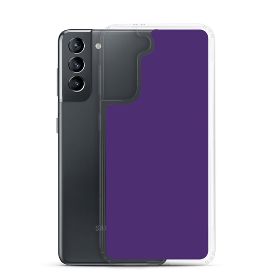 Purple Samsung Clear Thin Case Plain Color CREATIVETECH