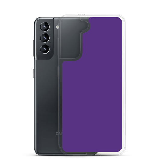 Indigo Purple Samsung Clear Thin Case Plain Color CREATIVETECH