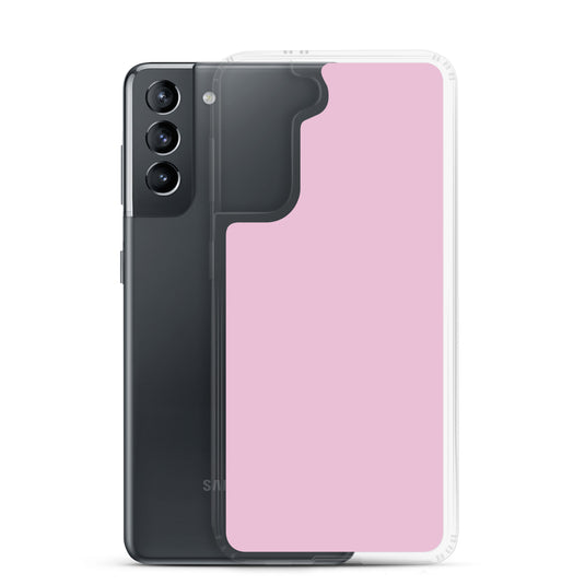Twilight Pink Samsung Clear Thin Case Plain Color CREATIVETECH