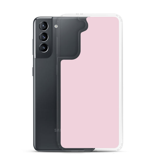 Lace Pink Samsung Clear Thin Case Plain Color CREATIVETECH