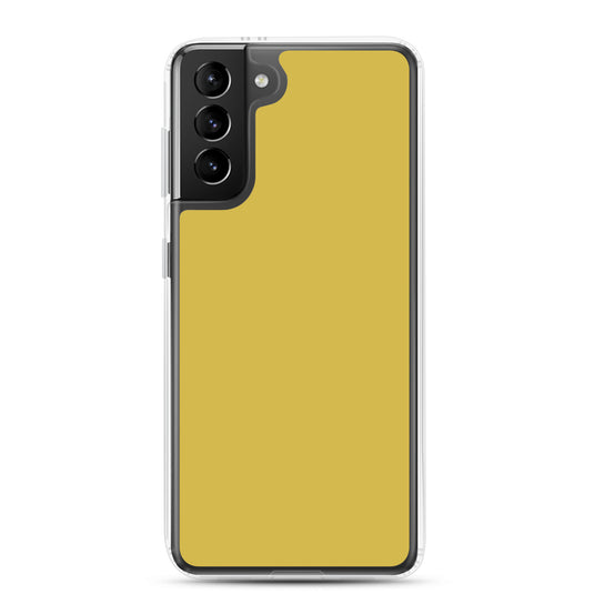 Old Gold Samsung Clear Thin Case Plain Color CREATIVETECH