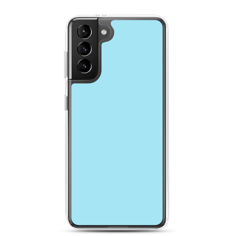 Load image into Gallery viewer, Blizzard Blue Samsung Clear Thin Case Plain Color CREATIVETECH