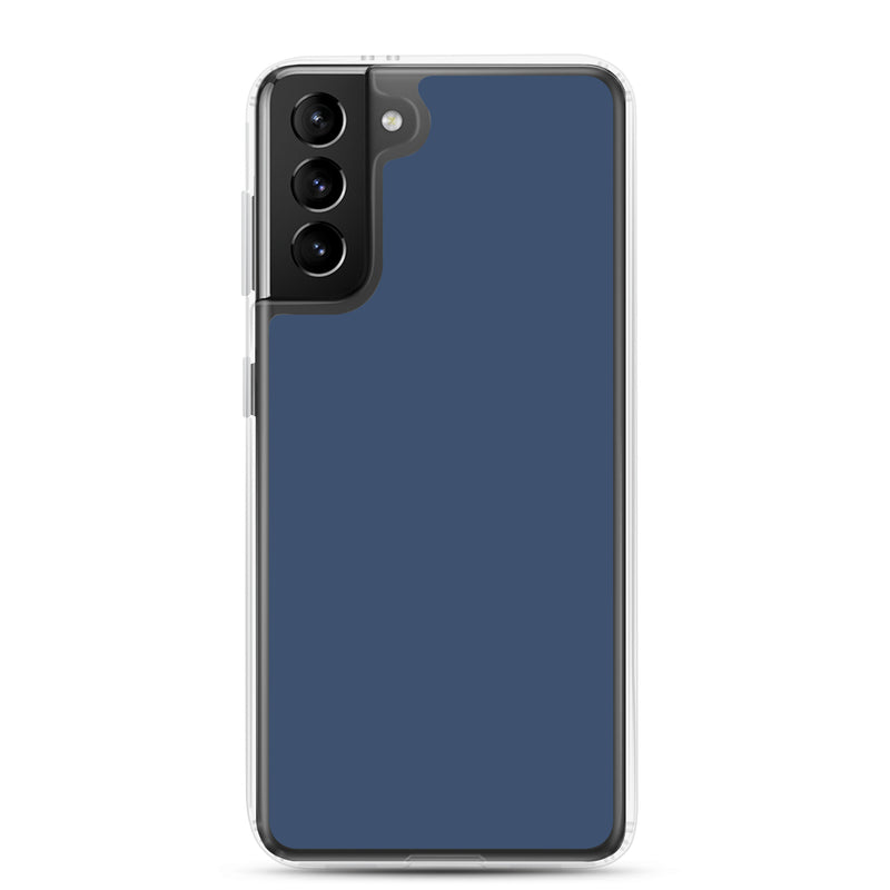Load image into Gallery viewer, Cello Blue Samsung Clear Thin Case Plain Color CREATIVETECH