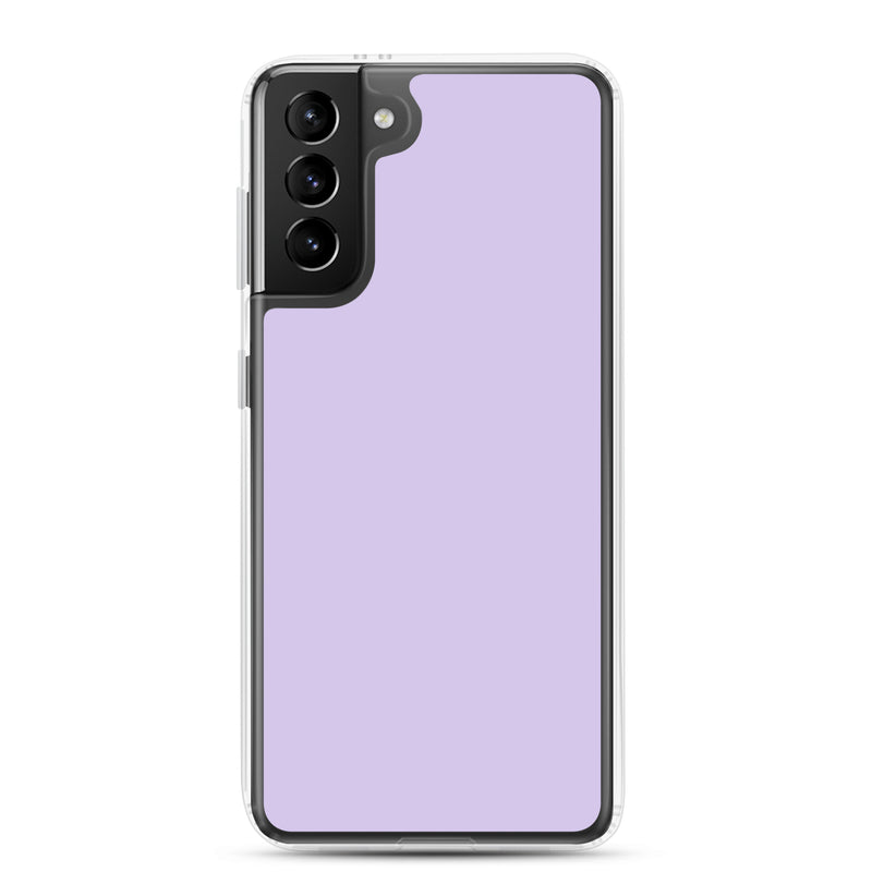 Load image into Gallery viewer, Fog Violet Samsung Clear Thin Case Plain Color CREATIVETECH
