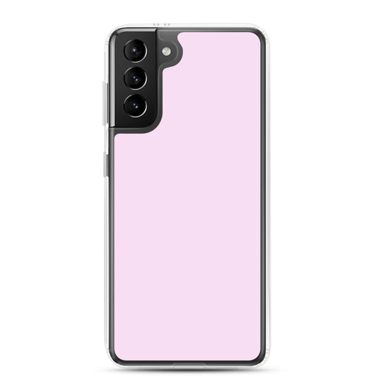 Selago Pink Samsung Clear Thin Case Plain Color CREATIVETECH