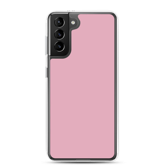 Melanie Pink Samsung Clear Thin Case Plain Color CREATIVETECH