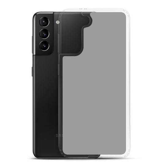 Nobel Grey Samsung Clear Thin Case Plain Color CREATIVETECH