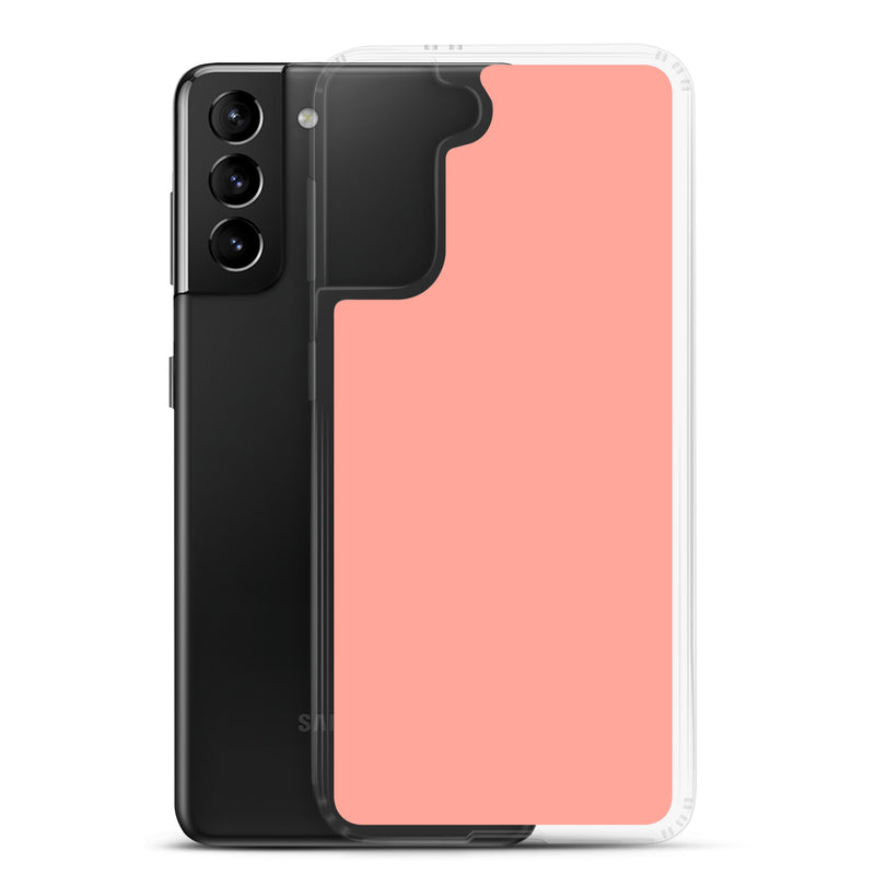 Load image into Gallery viewer, Rose Bud Red Samsung Clear Thin Case Plain Color CREATIVETECH