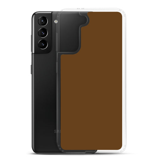 Brown Samsung Clear Thin Case Plain Color CREATIVETECH