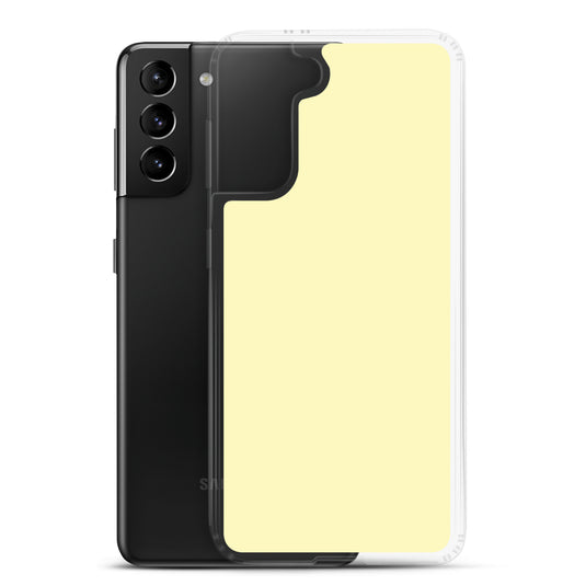 Cumulus Yellow Samsung Clear Thin Case Plain Color CREATIVETECH