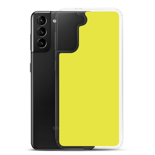 Starship Yellow Samsung Clear Thin Case Plain Color CREATIVETECH