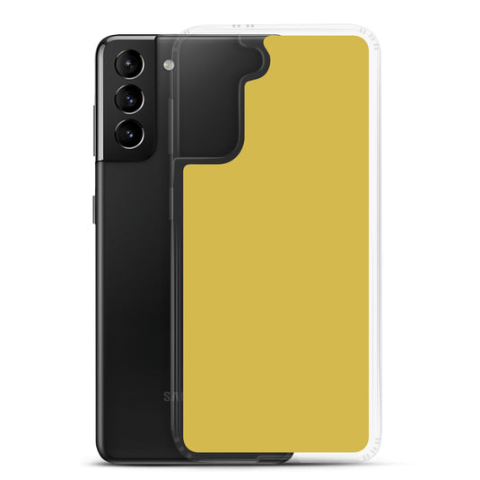 Old Gold Samsung Clear Thin Case Plain Color CREATIVETECH