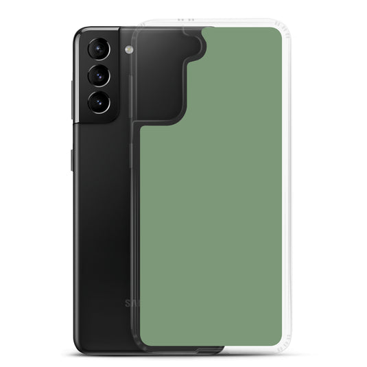 Amulet Green Samsung Clear Thin Case Plain Color CREATIVETECH