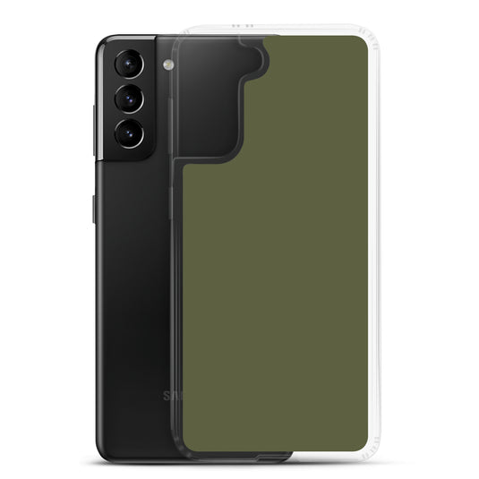 Saratoga Green Samsung Clear Thin Case Plain Color CREATIVETECH