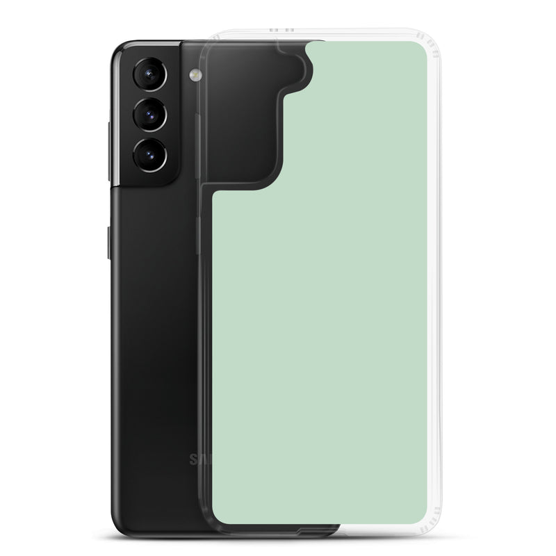 Load image into Gallery viewer, Shallow Edgewater Blue Samsung Clear Thin Case Plain Color CREATIVETECH