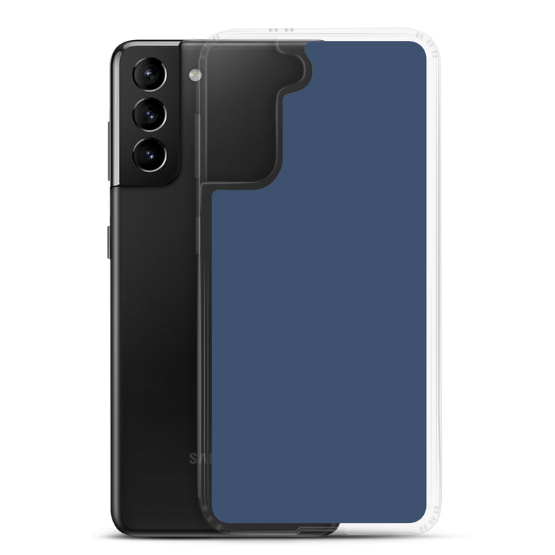 Load image into Gallery viewer, Cello Blue Samsung Clear Thin Case Plain Color CREATIVETECH