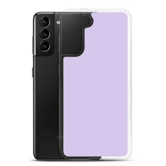 Fog Violet Samsung Clear Thin Case Plain Color CREATIVETECH