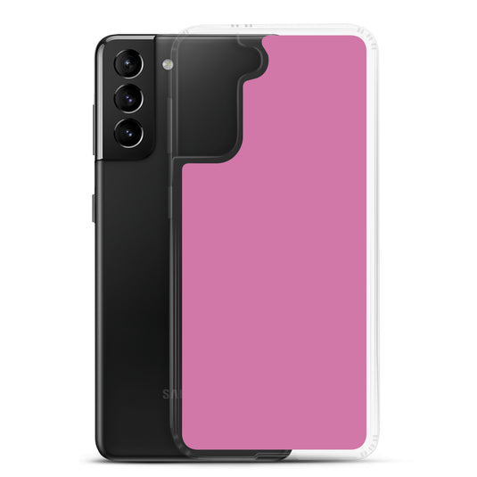 Hopbush Pink Samsung Clear Thin Case Plain Color CREATIVETECH