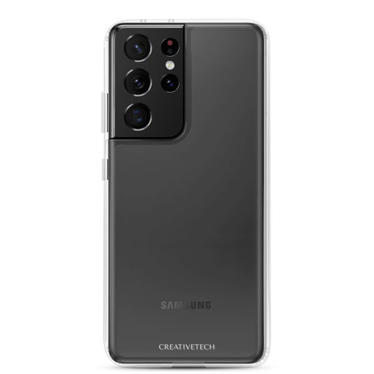 Transparent Flexible Clear Samsung Case Bump Resistant Corners CREATIVETECH