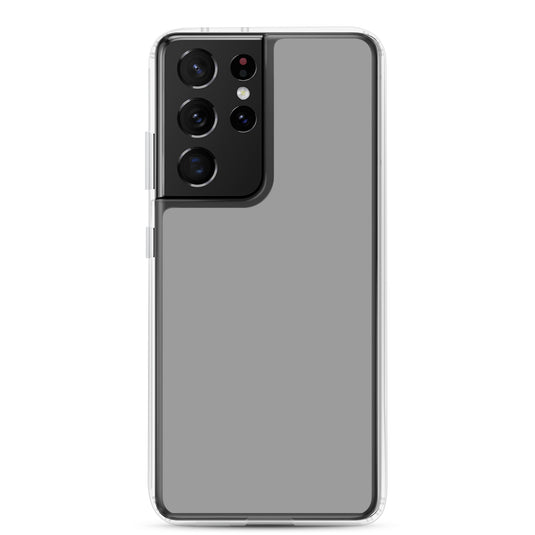 Nobel Grey Samsung Clear Thin Case Plain Color CREATIVETECH
