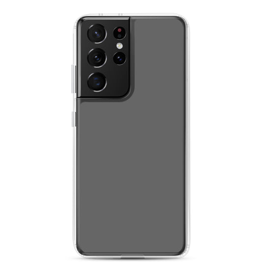 Zambezi Grey Samsung Clear Thin Case Plain Color CREATIVETECH