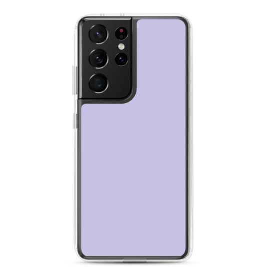 Melrose Purple Samsung Clear Thin Case Plain Color CREATIVETECH