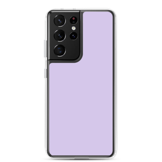 Fog Violet Samsung Clear Thin Case Plain Color CREATIVETECH