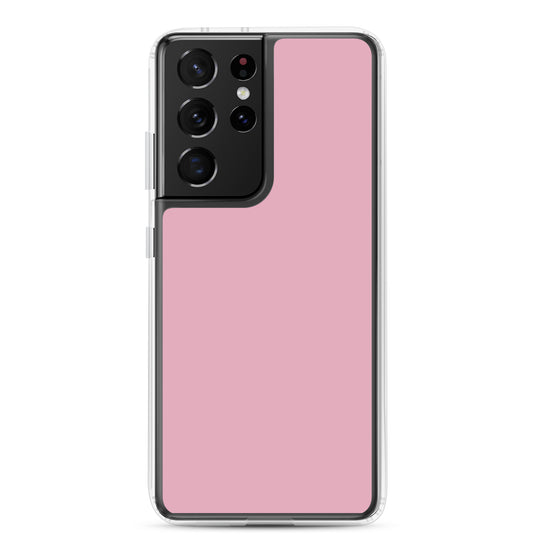 Melanie Pink Samsung Clear Thin Case Plain Color CREATIVETECH