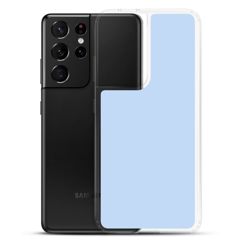 Load image into Gallery viewer, Hawkes Blue Samsung Clear Thin Case Plain Color CREATIVETECH