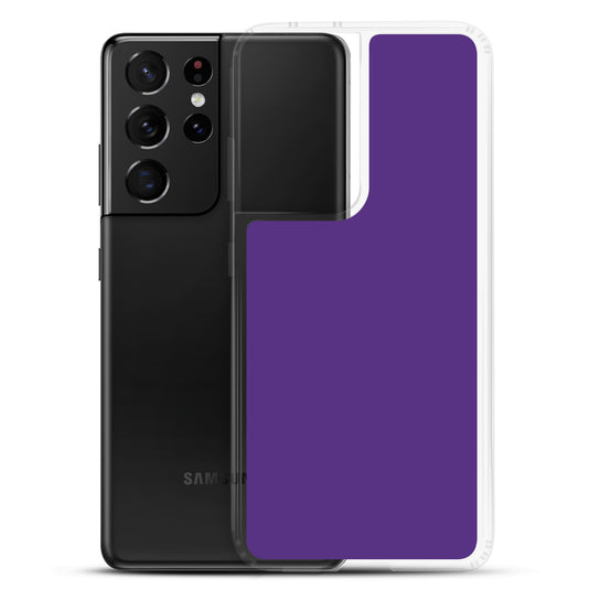 Indigo Purple Samsung Clear Thin Case Plain Color CREATIVETECH