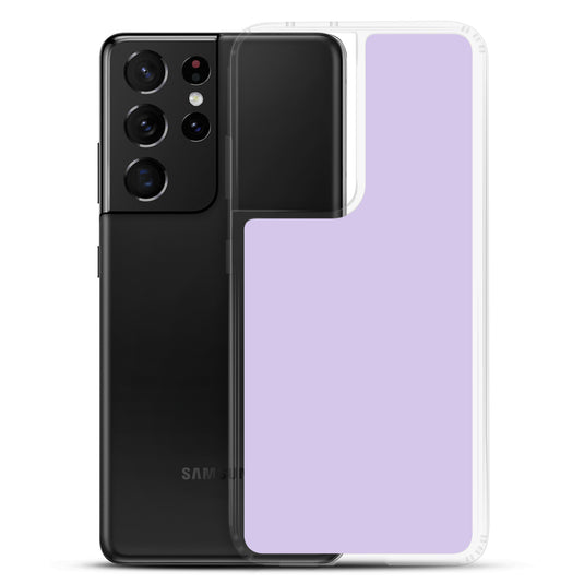 Fog Violet Samsung Clear Thin Case Plain Color CREATIVETECH