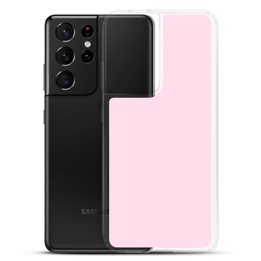 Piggy Pink Samsung Clear Thin Case Plain Color CREATIVETECH