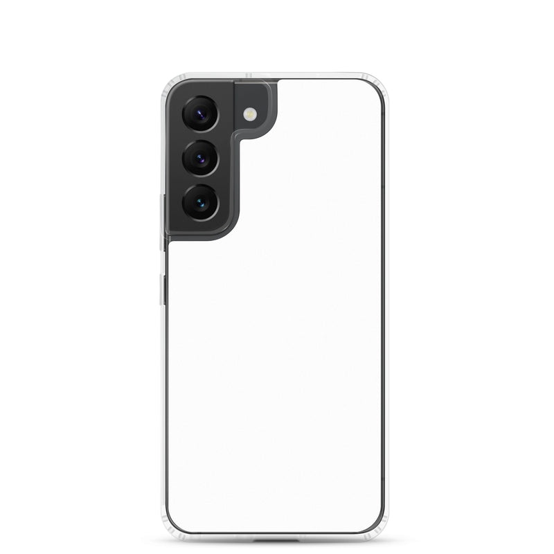 Load image into Gallery viewer, White Samsung Clear Case Plain Color CREATIVETECH