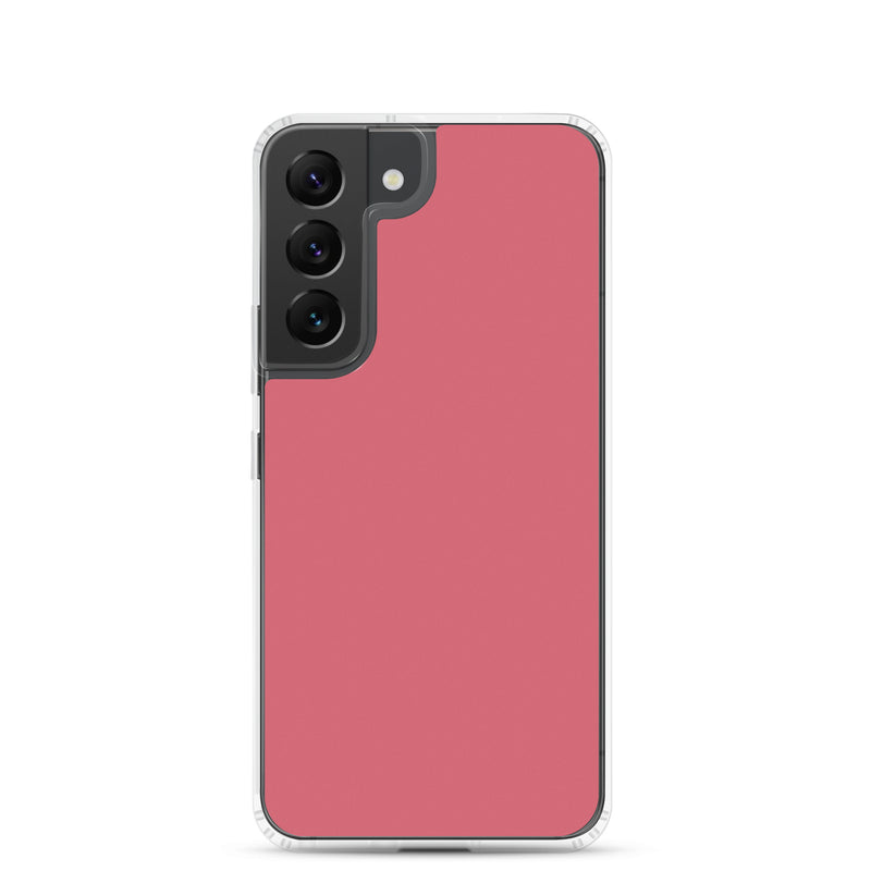 Load image into Gallery viewer, Cabaret Pink Samsung Clear Thin Case Plain Color CREATIVETECH