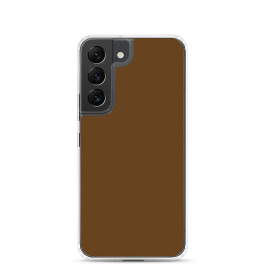 Brown Samsung Clear Thin Case Plain Color CREATIVETECH