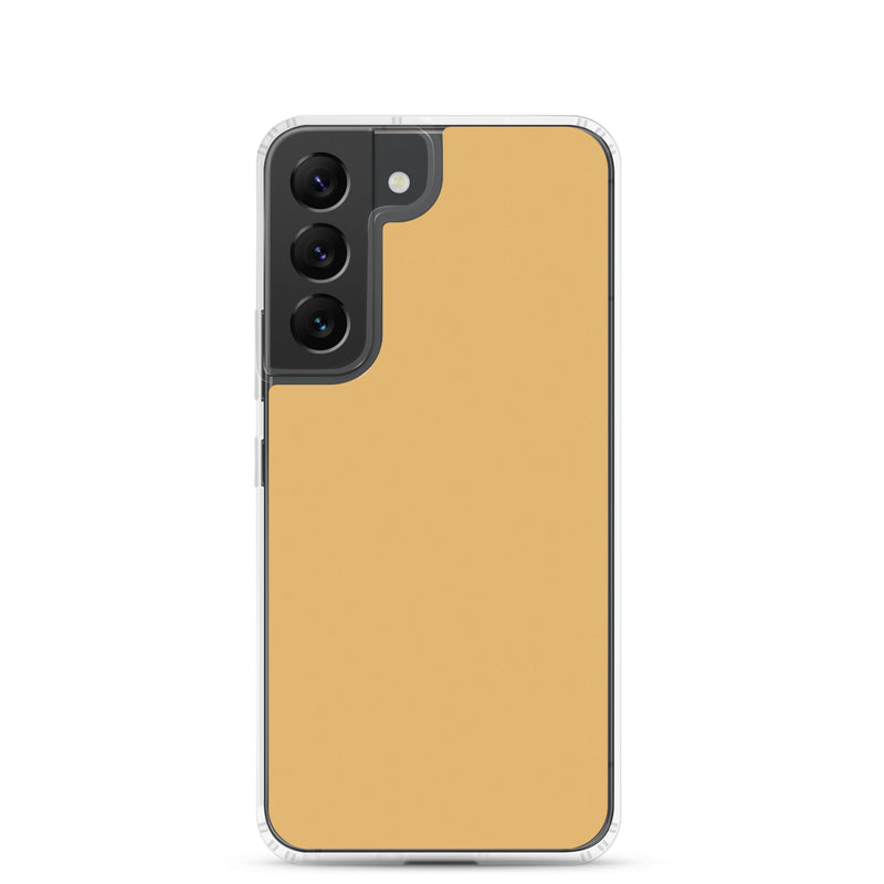 Load image into Gallery viewer, Fawn Yellow Samsung Clear Thin Case Plain Color CREATIVETECH