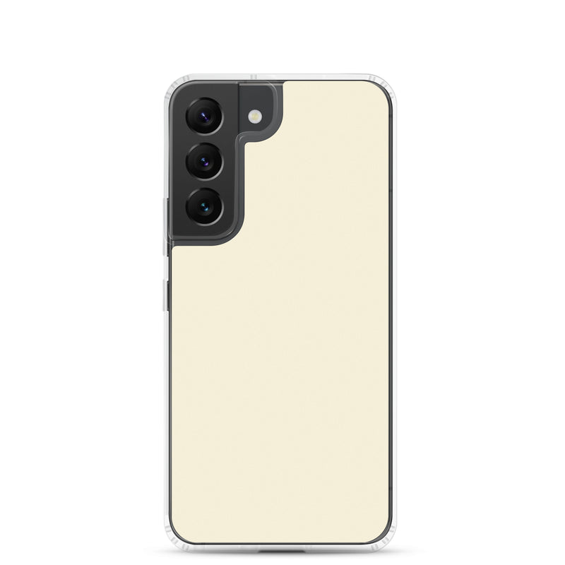 Load image into Gallery viewer, Apricot Yellow Samsung Clear Thin Case Plain Color CREATIVETECH