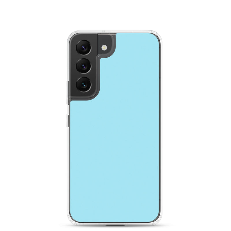 Load image into Gallery viewer, Blizzard Blue Samsung Clear Thin Case Plain Color CREATIVETECH