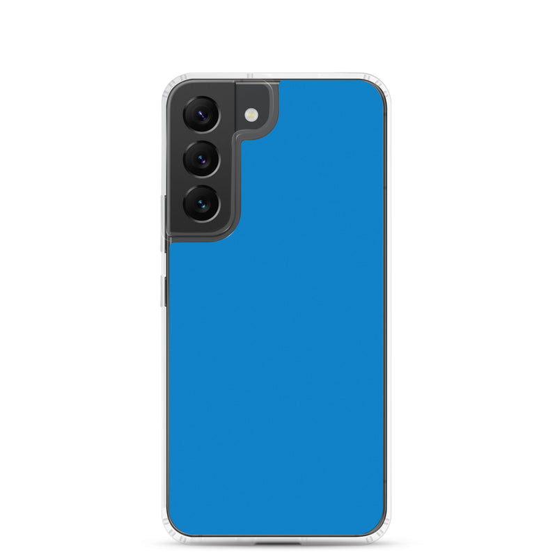 Load image into Gallery viewer, Navy Blue Samsung Clear Thin Case Plain Color CREATIVETECH