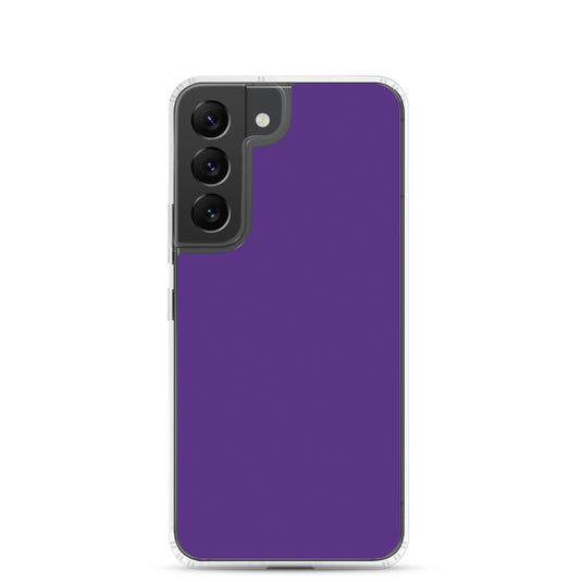 Indigo Purple Samsung Clear Thin Case Plain Color CREATIVETECH